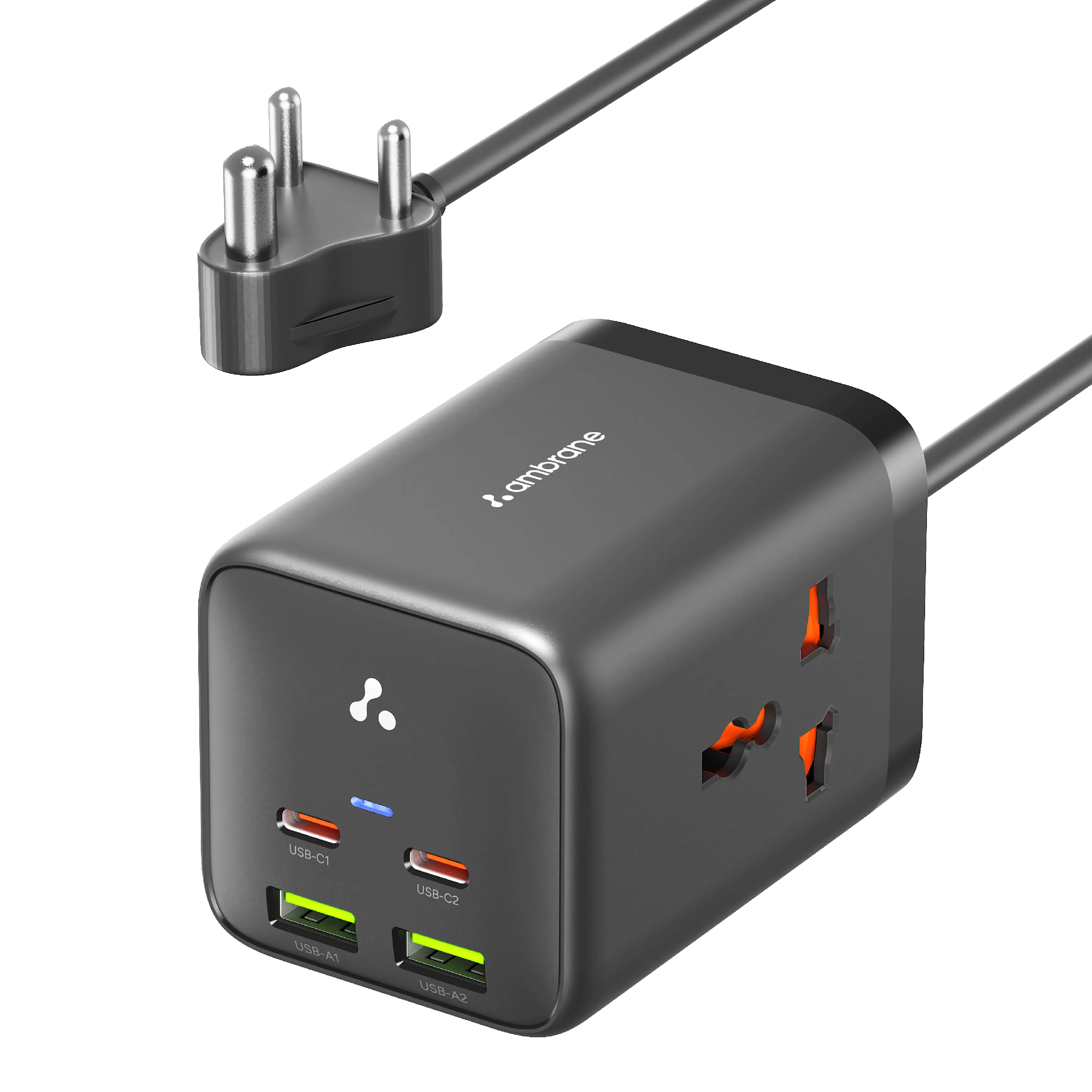 2500W 6-in-1 Charging Station for Laptop, Mobile & Other Devices – Ambrane India